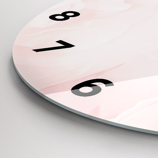 Zegar ścienny okrągły Kwitnące róże