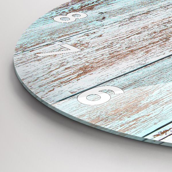 Zegar ścienny okrągły Pastelowe drewno