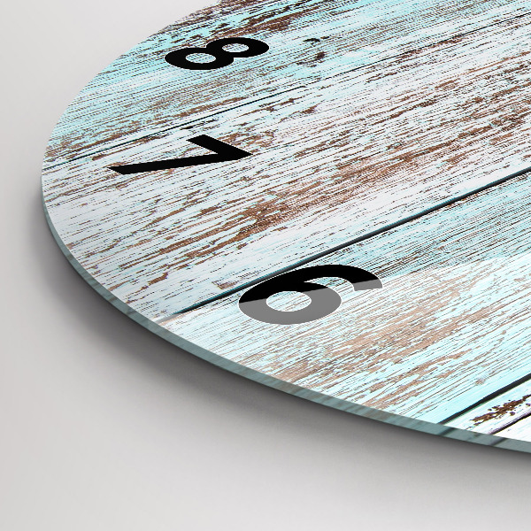 Zegar ścienny okrągły Pastelowe drewno