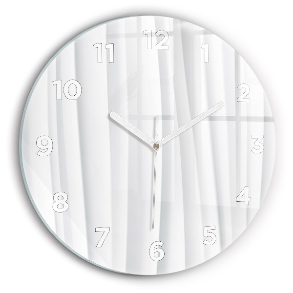 Zegar ścienny okrągły Fale tekstura