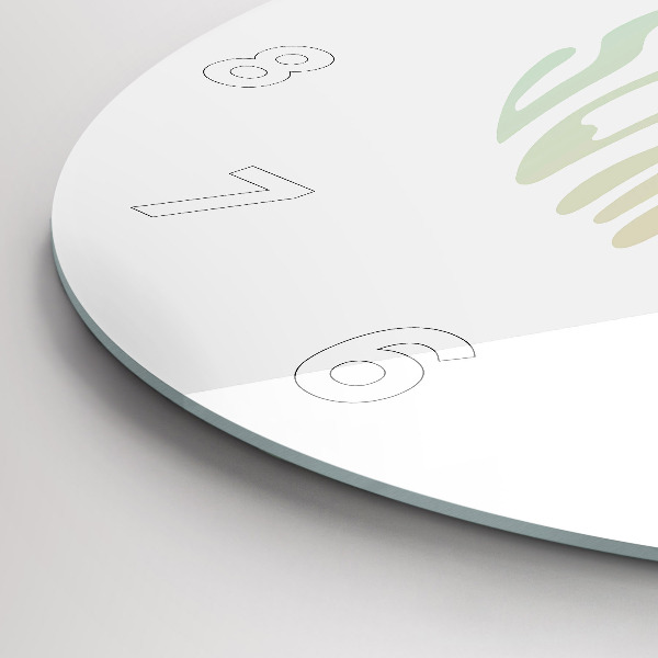 Zegar szklany okrągły Hello Summer!