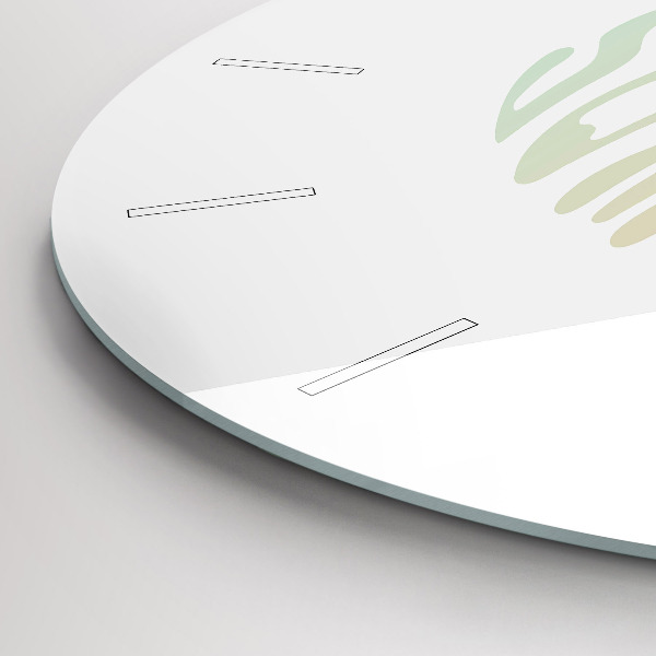 Zegar szklany okrągły Hello Summer!