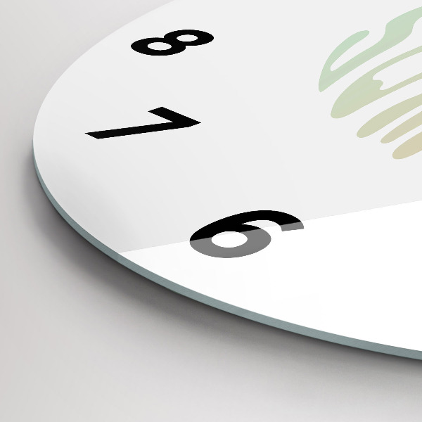 Zegar szklany okrągły Hello Summer!