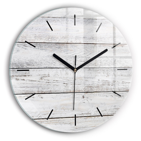 Zegar okrągły Pomalowane deski