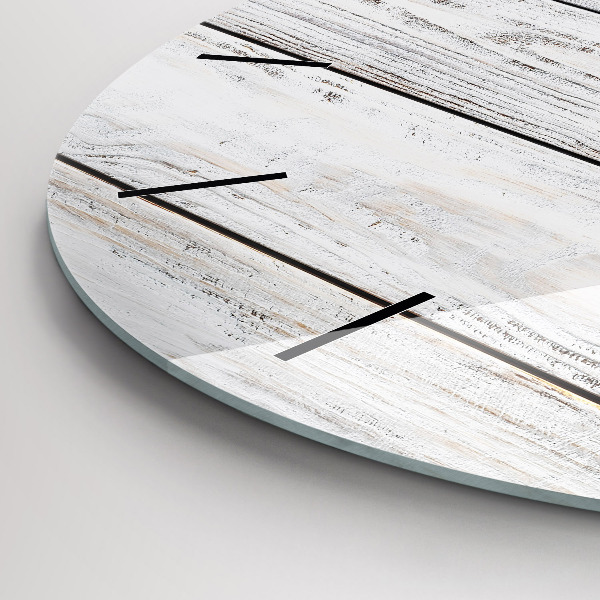 Zegar okrągły Pomalowane deski