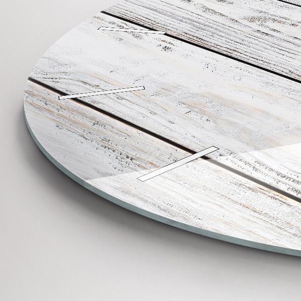 Zegar okrągły Pomalowane deski