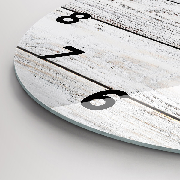 Zegar okrągły Pomalowane deski