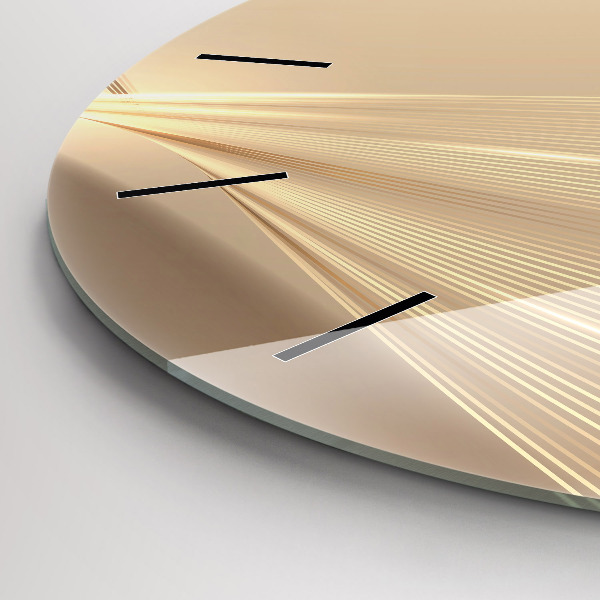 Zegar okrągły Abstrakcyjne światło