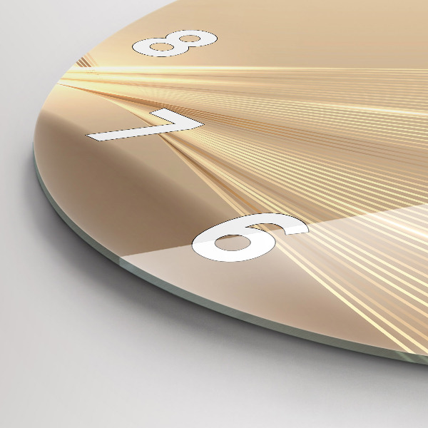 Zegar okrągły Abstrakcyjne światło