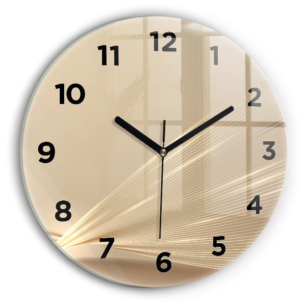 Zegar okrągły Abstrakcyjne światło