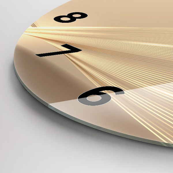 Zegar okrągły Abstrakcyjne światło