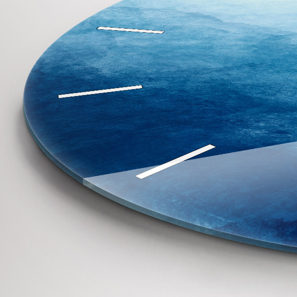 Zegar okrągły Abstrakcja woda