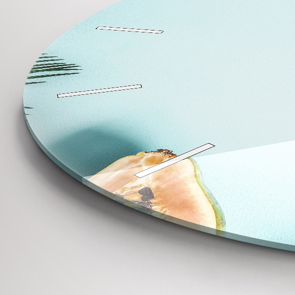 Zegar okrągły Letnia kompozycja