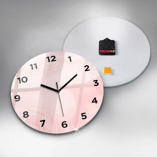 Zegar ścienny okrągły Róże