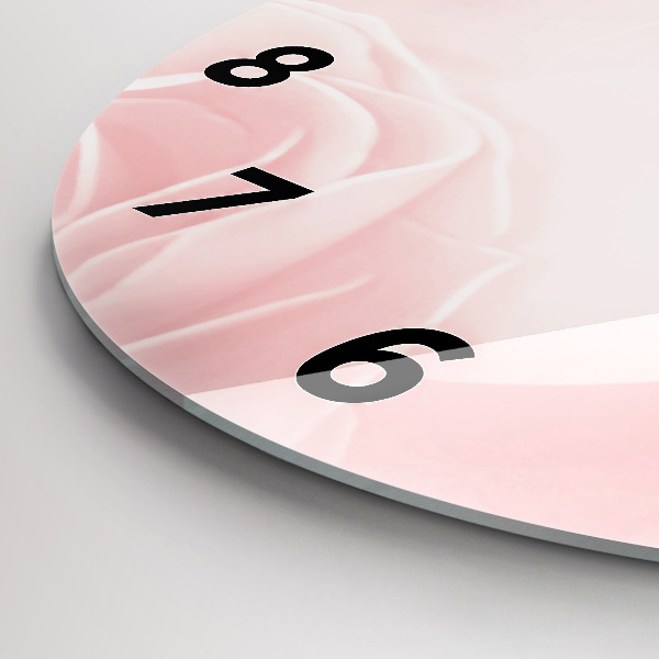 Zegar ścienny okrągły Róże