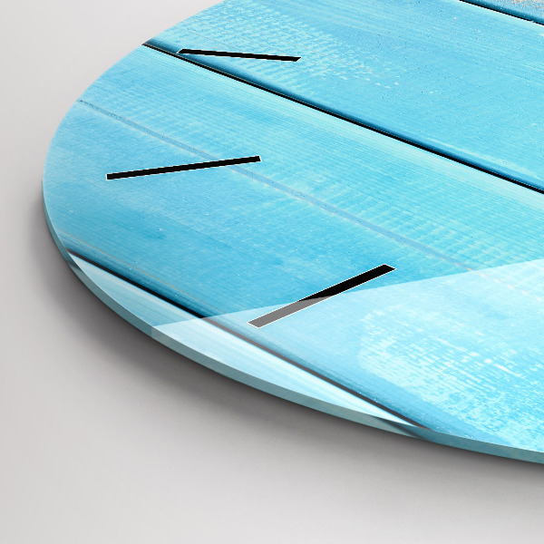 Zegar ścienny okrągły Akcesoria plażowe i deski