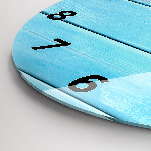 Zegar ścienny okrągły Akcesoria plażowe i deski