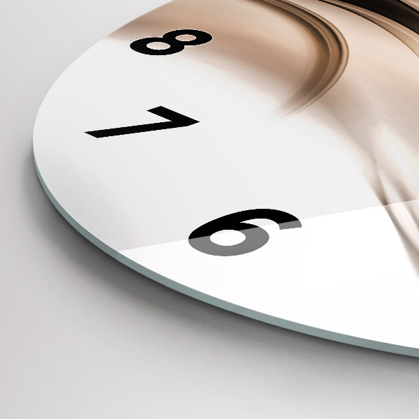 Zegar ścienny okrągły Abstrakcja linia