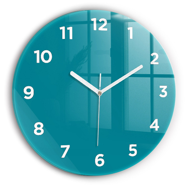 Zegar okrągły z nadrukiem Morski