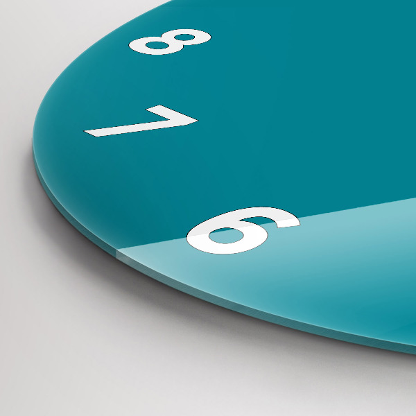 Zegar okrągły z nadrukiem Morski