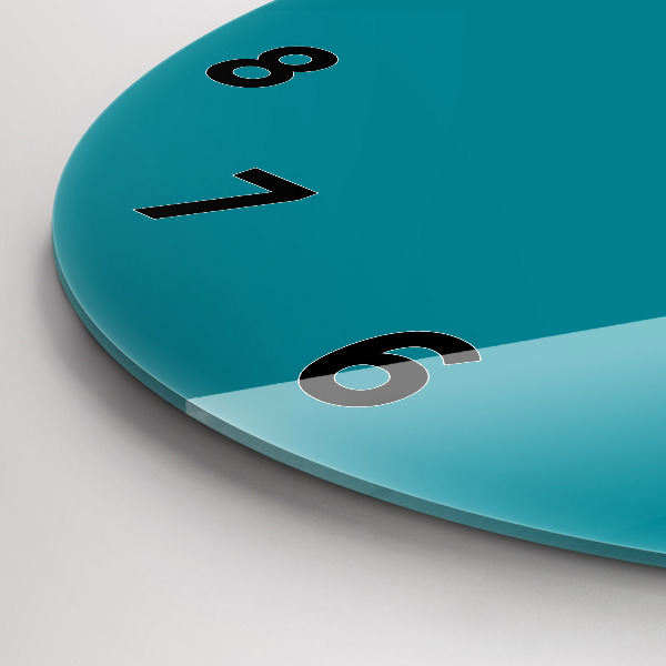 Zegar okrągły z nadrukiem Morski