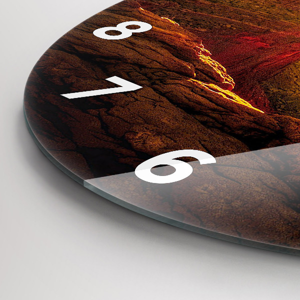 Zegar okrągły z nadrukiem Wielki Kanion Arizona