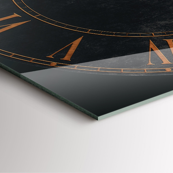 Zegar ścienny nowoczesny Stare cyfry rzymskie