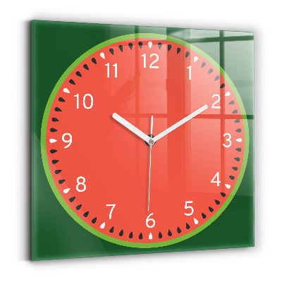 Zegar ścienny nowoczesny Słodki arbuz