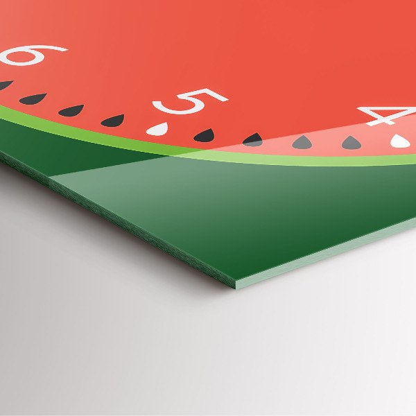 Zegar ścienny nowoczesny Słodki arbuz