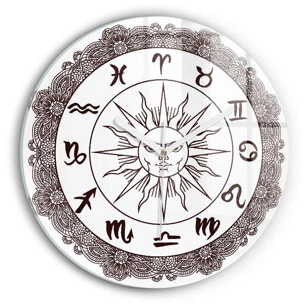 Zegar ścienny Dekoracyjne zodiaki