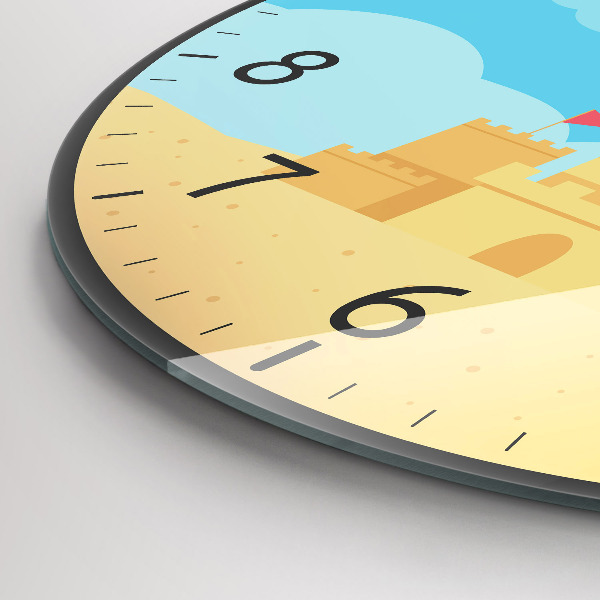 Zegar ścienny Zamek z piasku