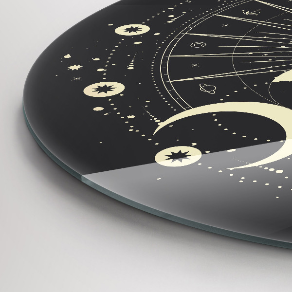 Zegar ścienny Księżyce i Słońce