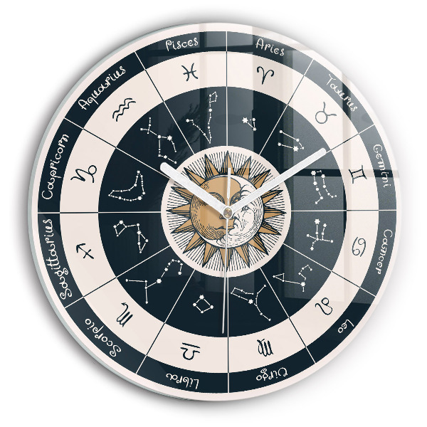 Zegar ścienny Gwiazdozbiory zodiaki
