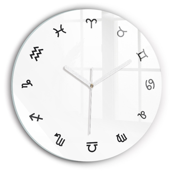 Zegar ścienny Minimalistyczne zodiaki