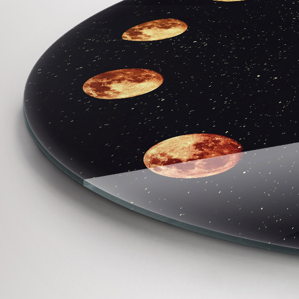 Zegar ścienny Fazy Księżyca