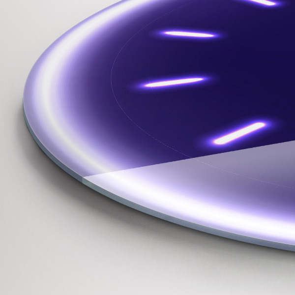 Zegar ścienny Neonowe kreski